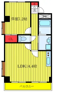 アーバンプレイス【2階】の間取り