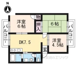 ルミエールK【3階】の間取り