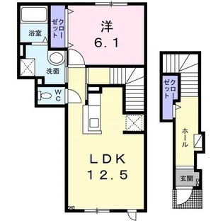 シャンティ【2階】の間取り