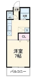 シャルム岩上【3階】の間取り