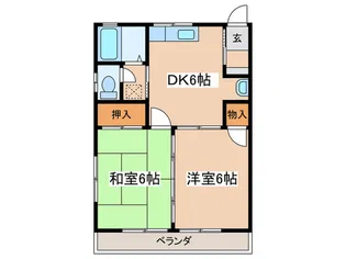 ヴィラK【2階】の間取り