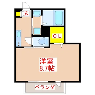 ファインコート下荒田【2階】の間取り