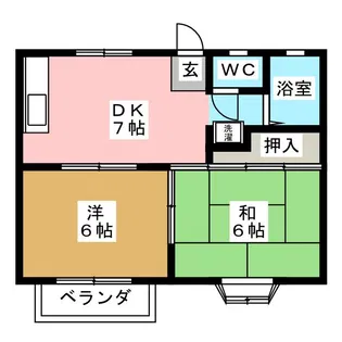 アミニティ富士見【2階】の間取り