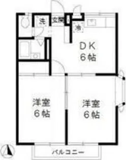 エステート山口【2階】の間取り