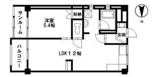 ふすいハイム【3階】の間取り