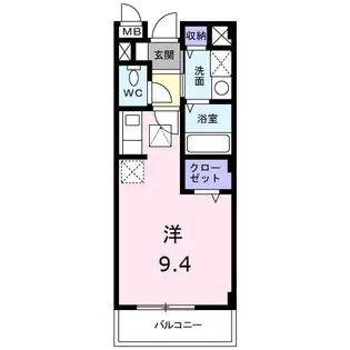 ベルアンジュ【1階】の間取り