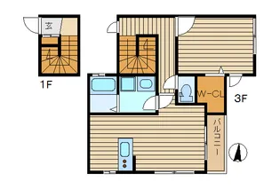 ホワイト・デューク【3階】の間取り