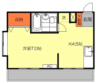ロイヤルアベニュー【2階】の間取り