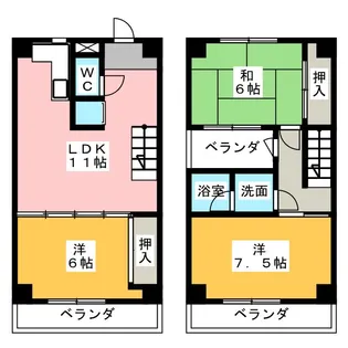 コーポ静岡二番町【3階】の間取り