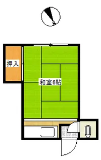 第三ボタン荘【2階】の間取り