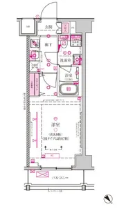 ベルシード中板橋III【2階】の間取り