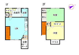 ファインホーム鍋屋【1階】の間取り