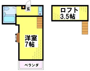 東京都調布市調布ケ丘4【アパート】の間取り