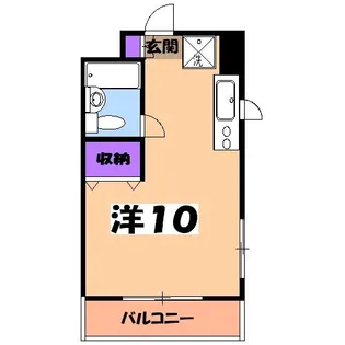 森山ハイツ【5階】の間取り
