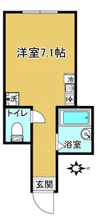 コンフォートハウス ラザ【1階】の間取り