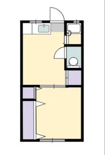 コーポ日総C【1階】の間取り