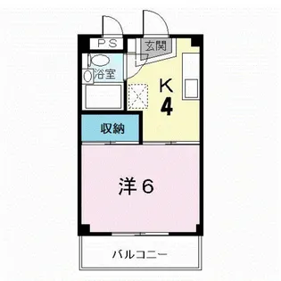 シティハイツ西本YS【2階】の間取り