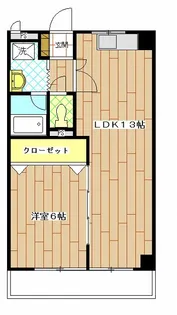 泉マンション【1階】の間取り