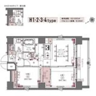 ZOOM白金高輪【11階】の間取り