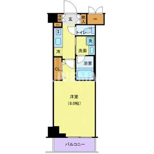 TATSUMIスカイガーデンテラス【6階】の間取り