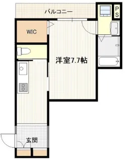 シャンクス屋代【2階】の間取り