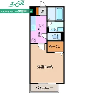 ボナンザ【1階】の間取り