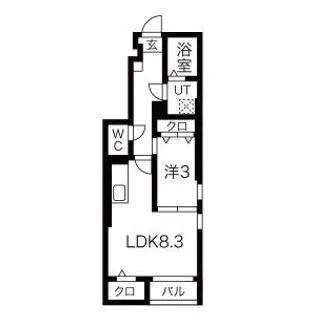 wave garden(ウェーブ・ガーデン)【1階】の間取り