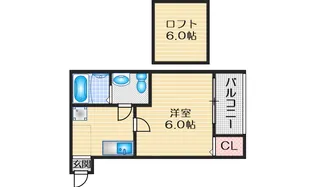エスポワール本陣【2階】の間取り
