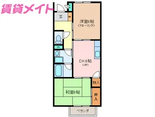 Surplus塚本A【2階】の間取り