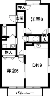 愛知県知多郡武豊町字梨子ノ木2【アパート】の間取り