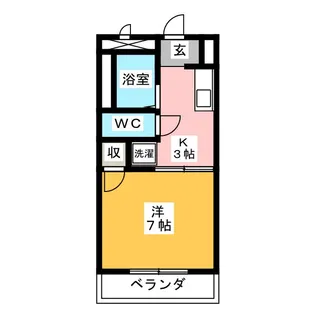 愛知県日進市北新町二段場【マンション】の間取り