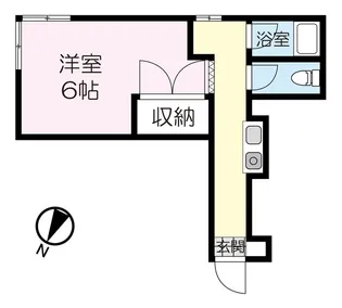 ハイツサンシャイン【2階】の間取り