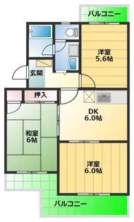 シオン竜南I【4階】の間取り