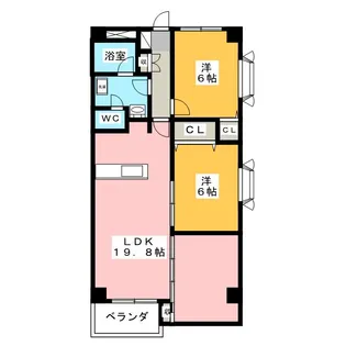 長野県松本市蟻ケ崎3【マンション】の間取り