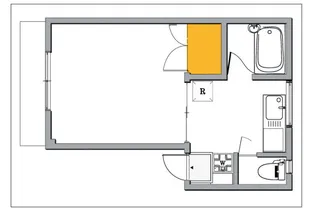 岡山県岡山市中区浜【マンション】の間取り
