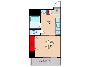 KOKOMO Js 豊新【2階】の間取り