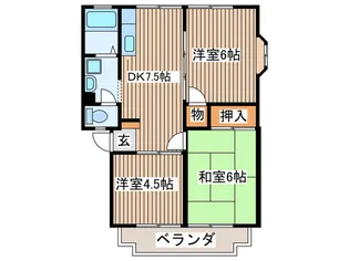 セゾン実【2階】の間取り