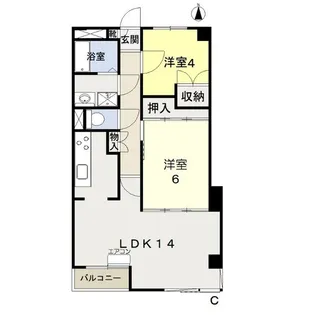 ヴィラ・ノーバ【6階】の間取り