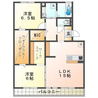 Lavender Hearts【1階】の間取り