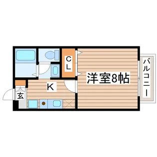 シーマンズ【1階】の間取り