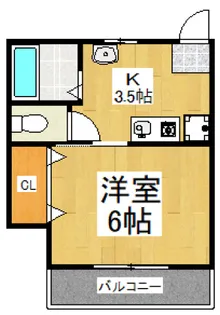 コーポホシノ【2階】の間取り