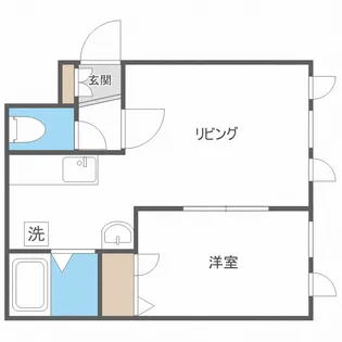 フォーチュネイトフィールド【3階】の間取り