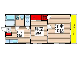 レイクハイム【2階】の間取り