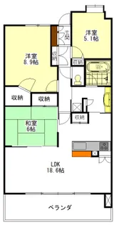 ローレルコート津新町【11階】の間取り