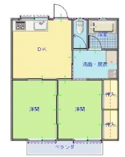 ニューメルヘンタムラ【3階】の間取り
