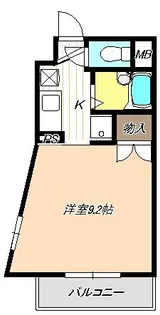 メルベーユI【2階】の間取り