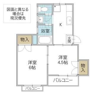 BMタカハシI【2階】の間取り
