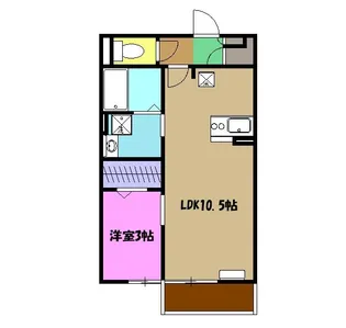 コート・フィオーレ【1階】の間取り