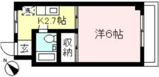 サニーコーポ【2階】の間取り