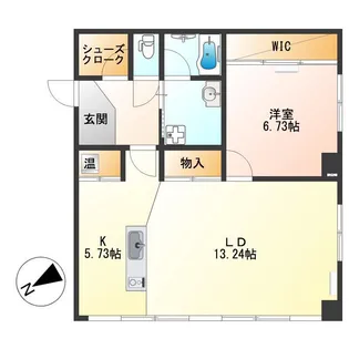 Grow East【5階】の間取り